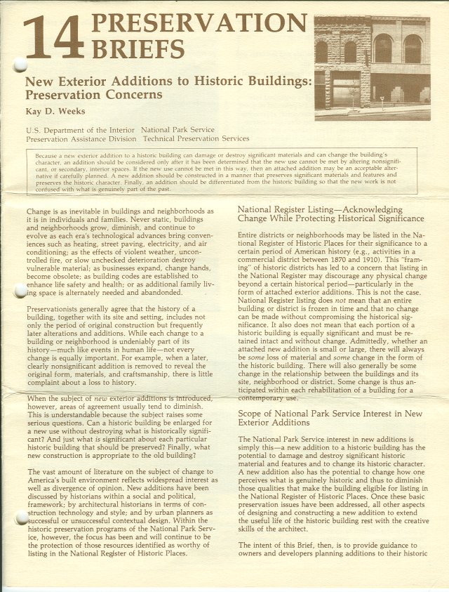 Preservation Briefs - Page 1